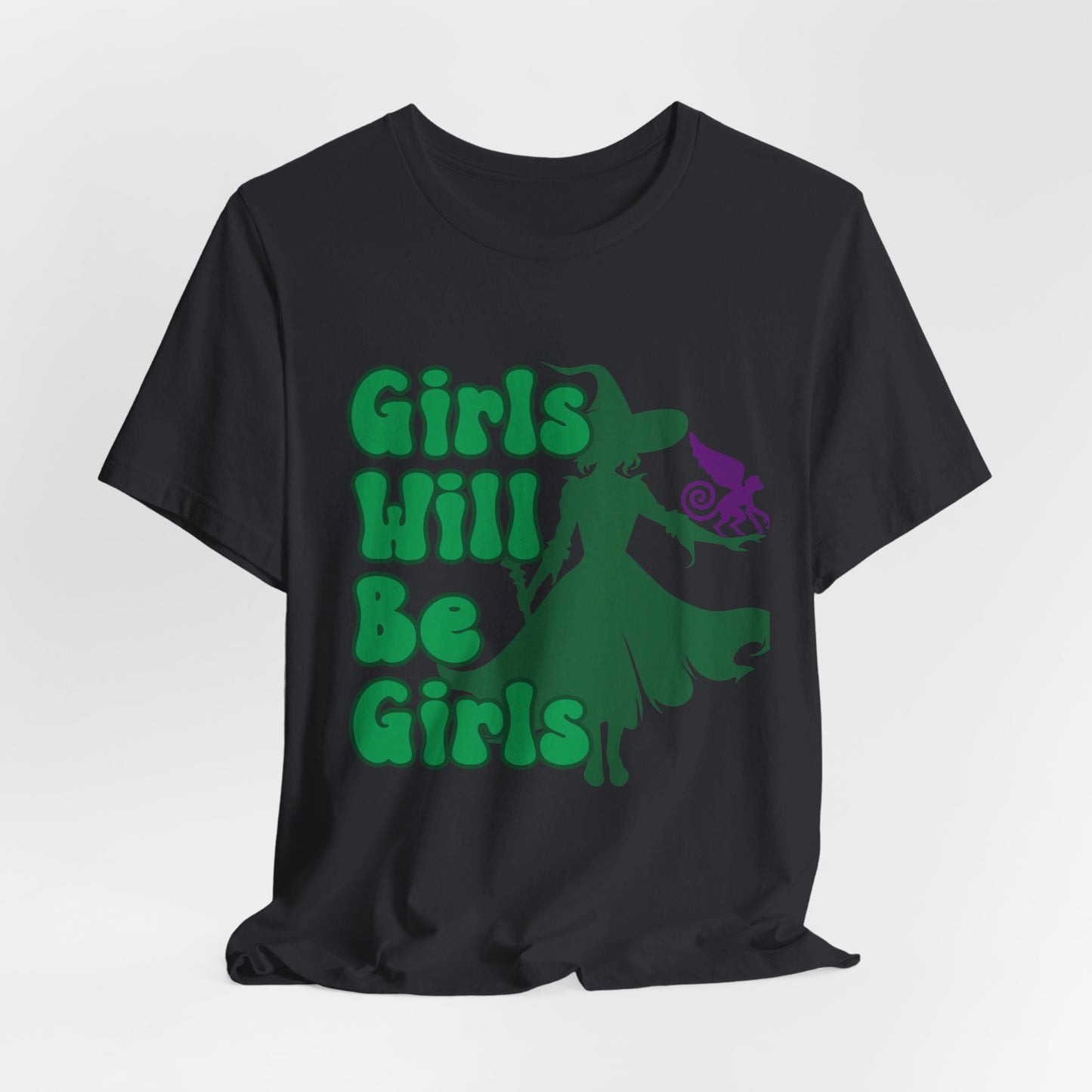 Girls Will Be Girls Wicked Witch T-Shirt, Wizard of Oz, Halloween Witch