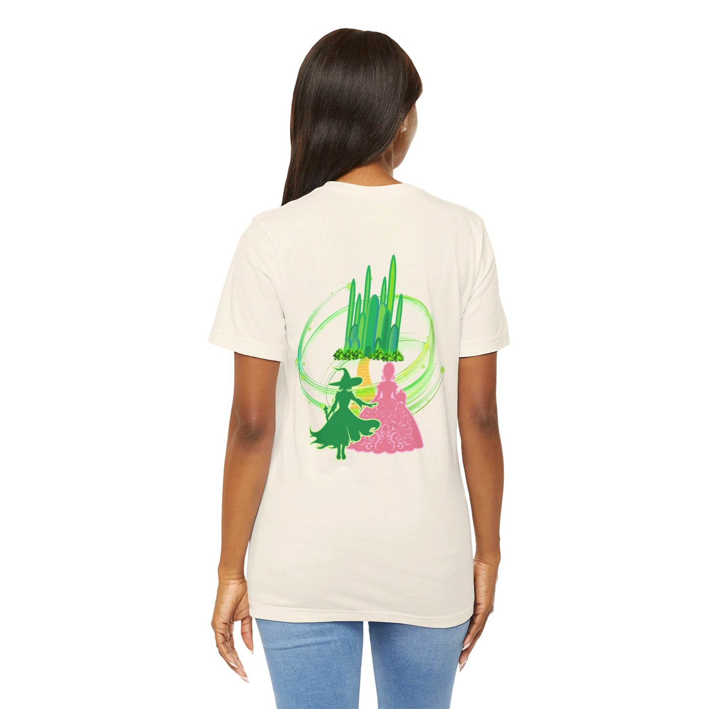 Girls Will Be Girls T-Shirt,  Wizard of Oz, Wicked Witch of the West and Glinda the Good Witch, Emerald City Double Sided