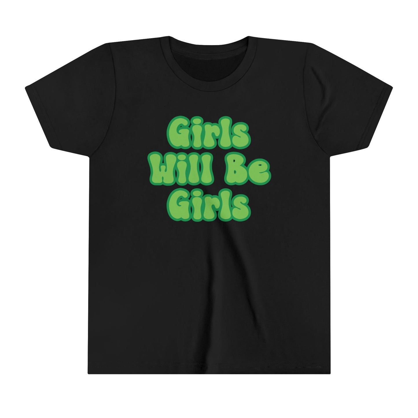 Girls Will Be Girls Wizard of Oz Wicked Witch and Glinda Youth T-Shirt Empowerment Tee