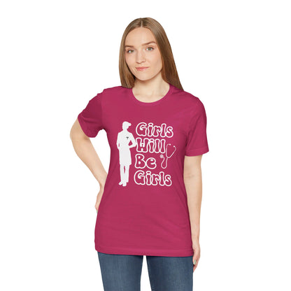 Girls Will Be Girls T-Shirt, Doctor Silhouette