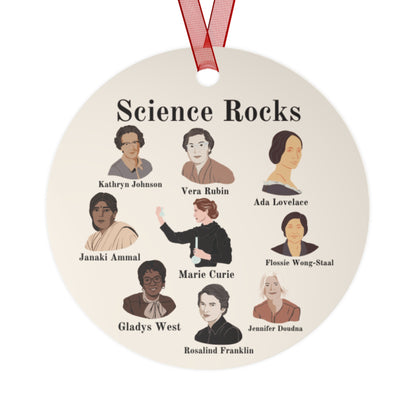 Girls Will Be Girls Women of Science Christmas Ornament Science Rocks