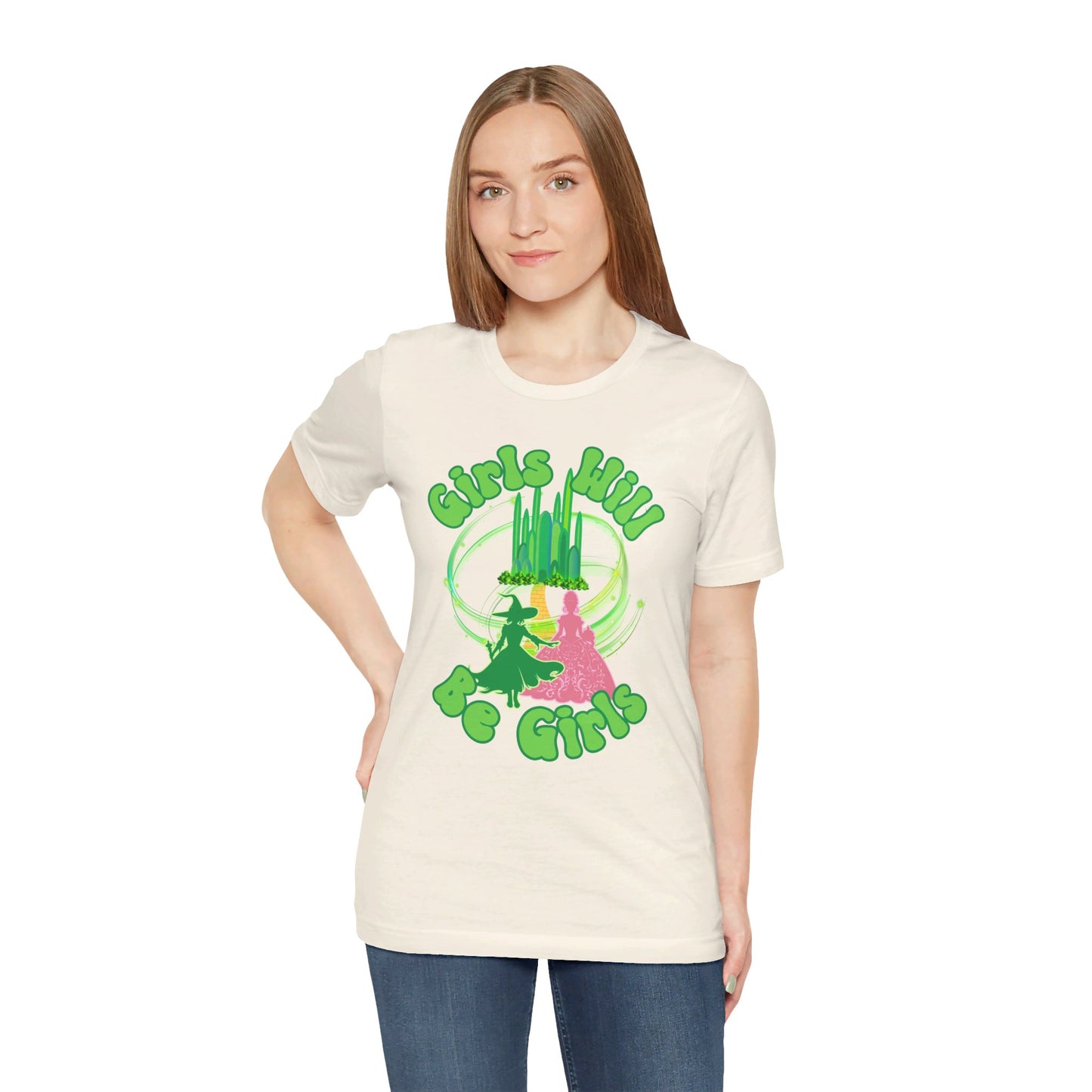 Girls Will Be Girls T-Shirt,  Wizard of Oz, Wicked Witch of the West and Glinda the Good Witch, Emerald City