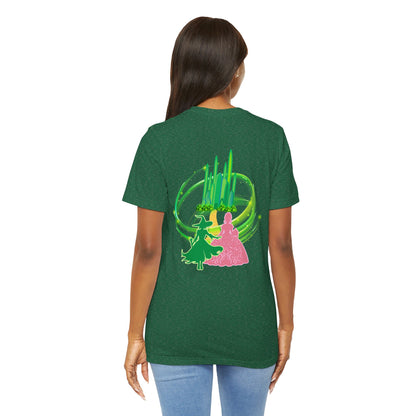 Girls Will Be Girls T-Shirt,  Wizard of Oz, Wicked Witch of the West and Glinda the Good Witch, Emerald City Double Sided