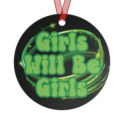 Girls Will Be Girls Wizard of Oz Wicked Witch and the Good Witch Christmas Ornament, Emerald City