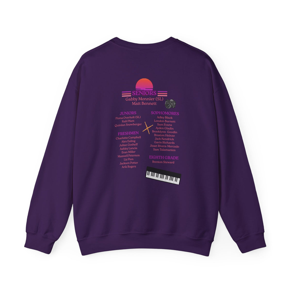 Charger Pride Front Ensemble Crewneck Sweatshirt