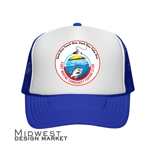 FWCFC Trucker Hats, Blue & White, 20 QTY