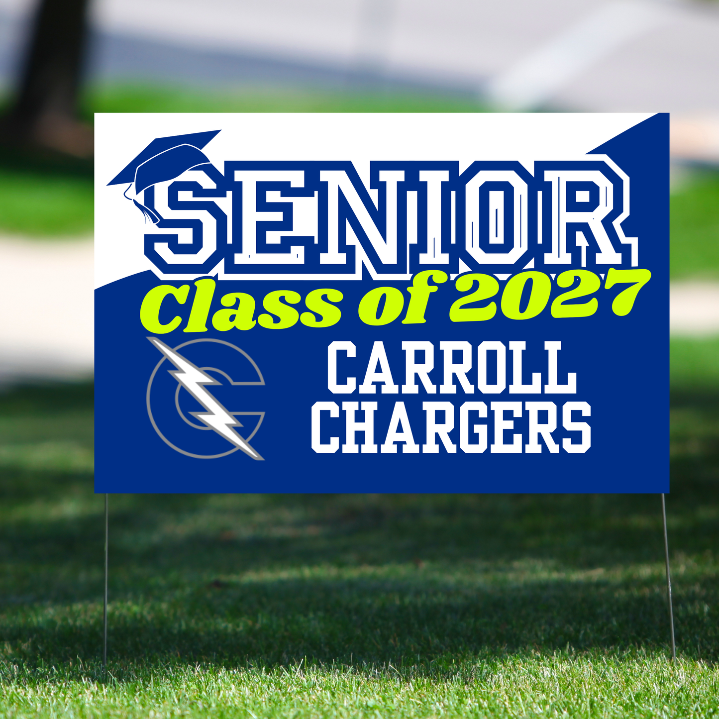 Carroll High School Class of 2027 Senior Yard Signs