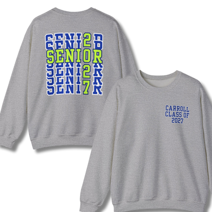 Carroll High School Class of 2027 Senior Crewneck Sweatshirt
