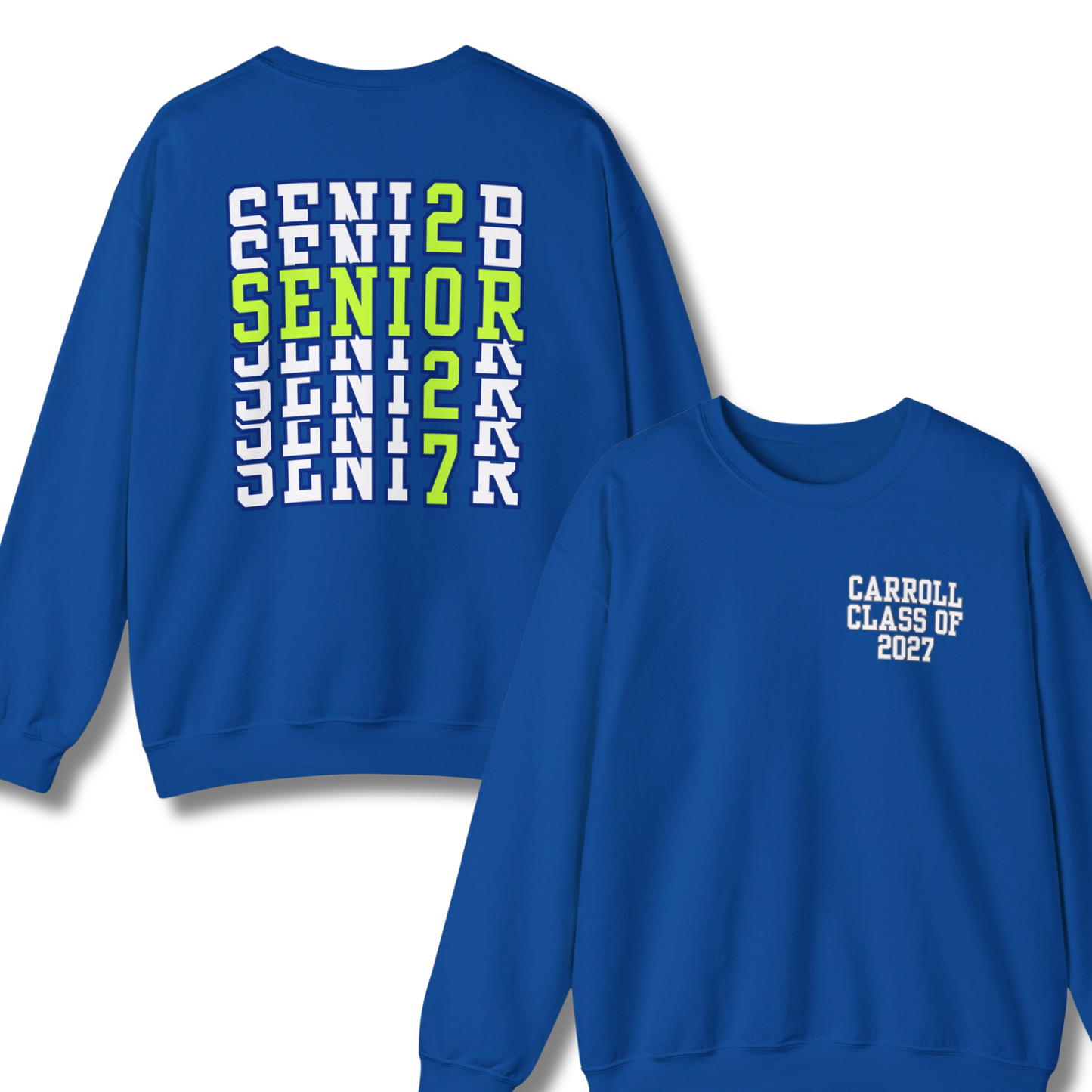 Carroll High School Class of 2027 Senior Crewneck Sweatshirt