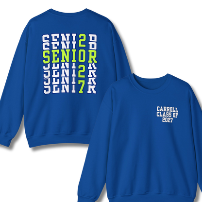 Carroll High School Class of 2027 Senior Crewneck Sweatshirt