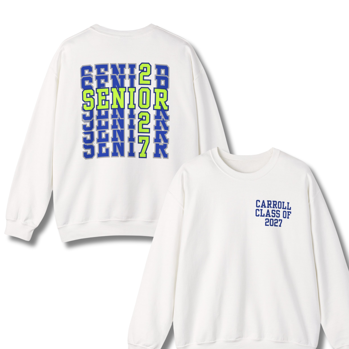 Carroll High School Class of 2027 Senior Crewneck Sweatshirt