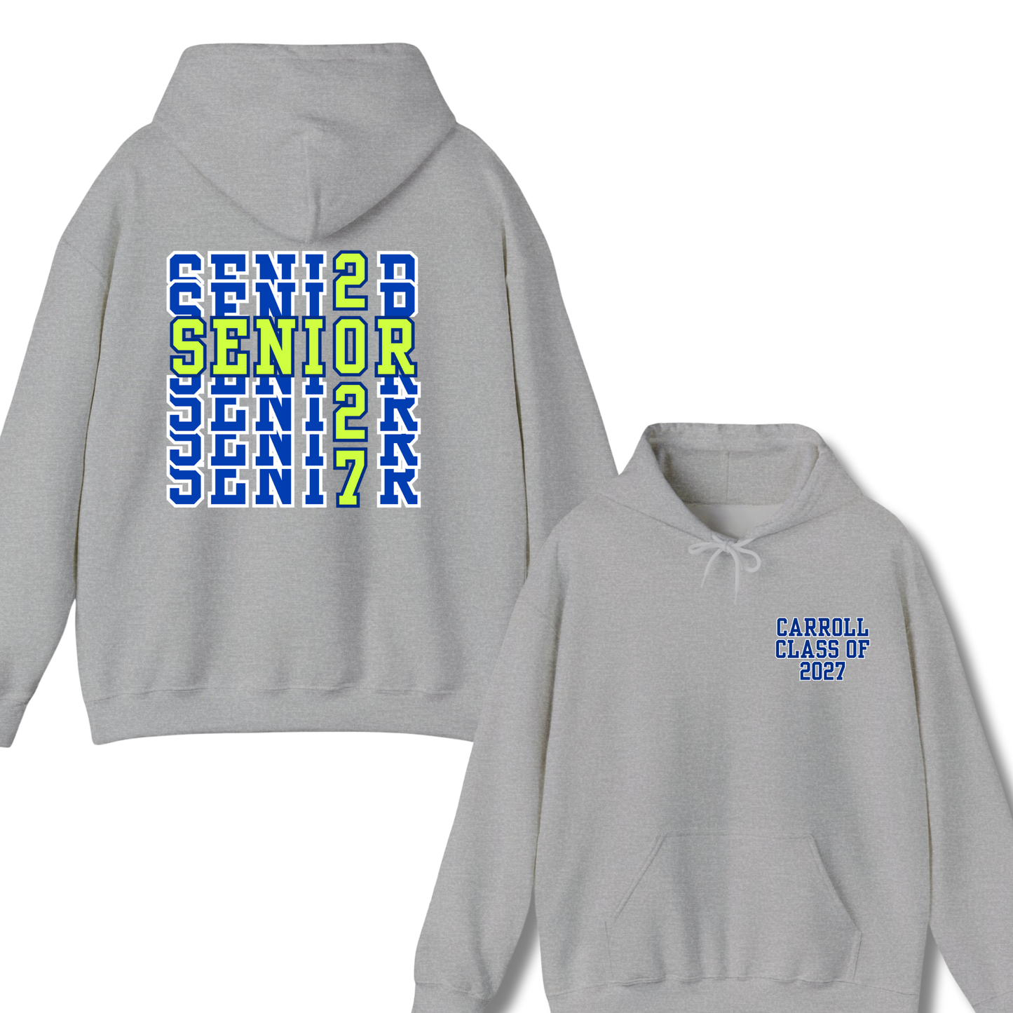 Carroll High School Class of 2027 Senior Hoodie Sweatshirt