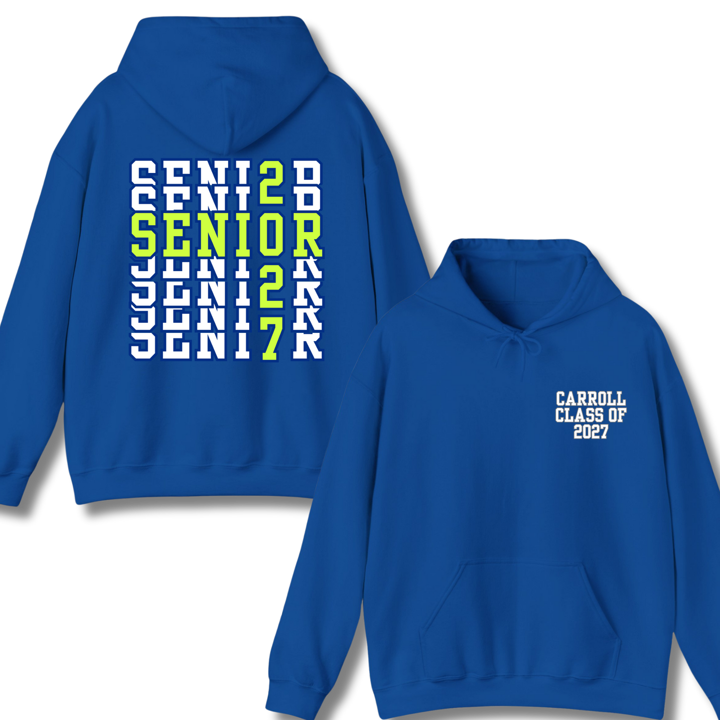 Carroll High School Class of 2027 Senior Hoodie Sweatshirt
