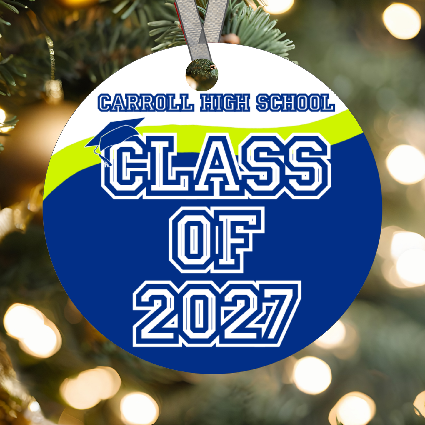 Carroll High School Class of 2027 Keepsake Ornament, Car Charm