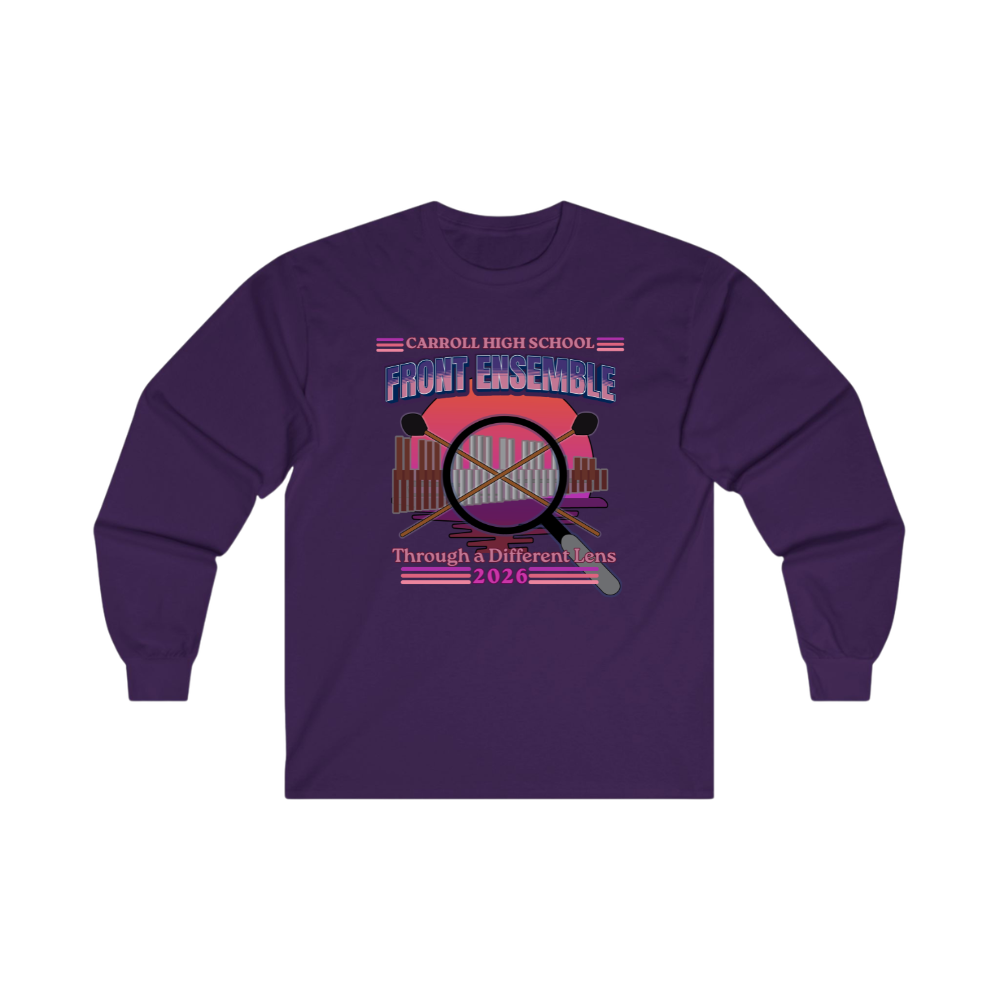 Charger Pride Front Ensemble Long Sleeve Tee